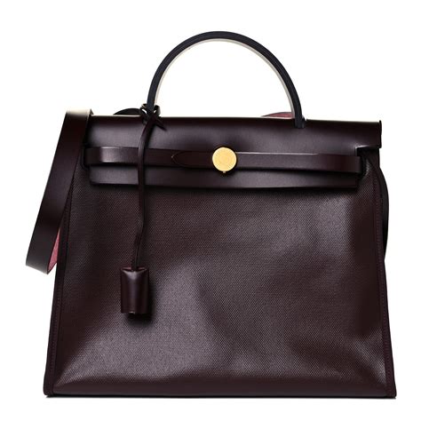 hermes herbag berline|Hermes herbag long strap.